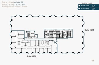 550 W C St, San Diego, CA à louer Plan d’étage- Image 1 de 1