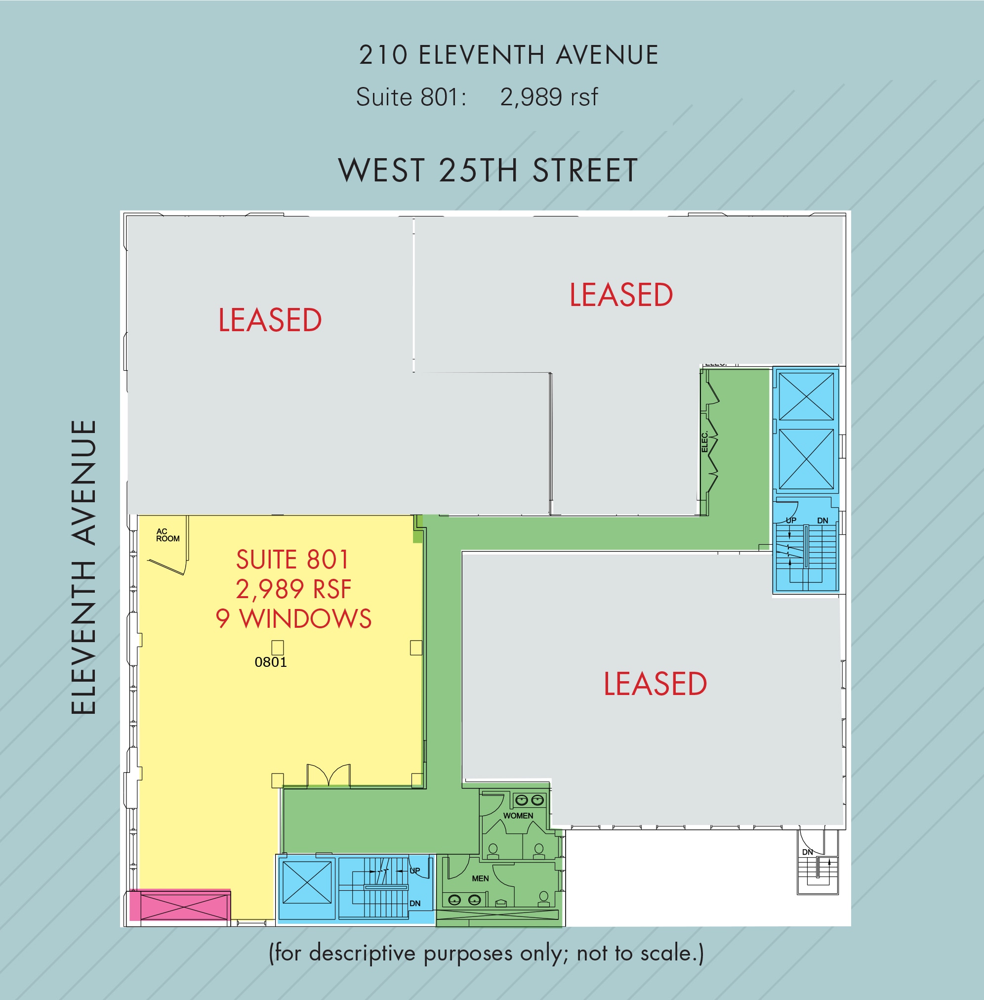 210 Eleventh Ave, New York, NY for lease Floor Plan- Image 1 of 1