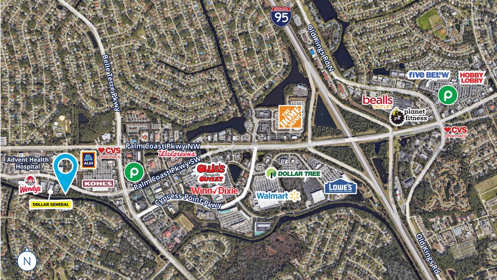 540 Palm Coast Pkwy SW, Palm Coast, FL à vendre - Photo du bâtiment - Image 2 de 2