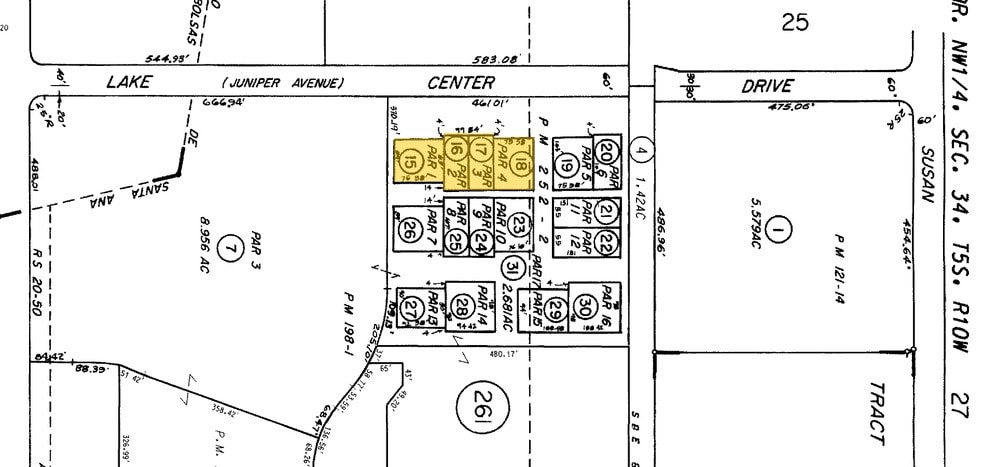 3506 Lake Center Dr, Santa Ana, CA à louer - Plan cadastral - Image 3 de 7