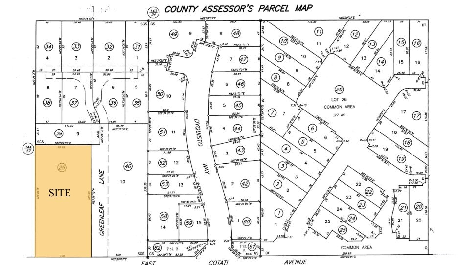 501 E Cotati Ave, Cotati, CA for sale - Plat Map - Image 2 of 2