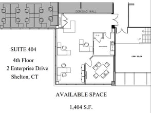 2 Enterprise Dr, Shelton, CT à louer Plan d’étage- Image 1 de 1