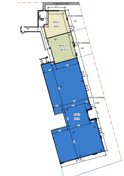 44 Olive Street, New Haven, CT à louer - Plan d’étage - Image 2 de 6