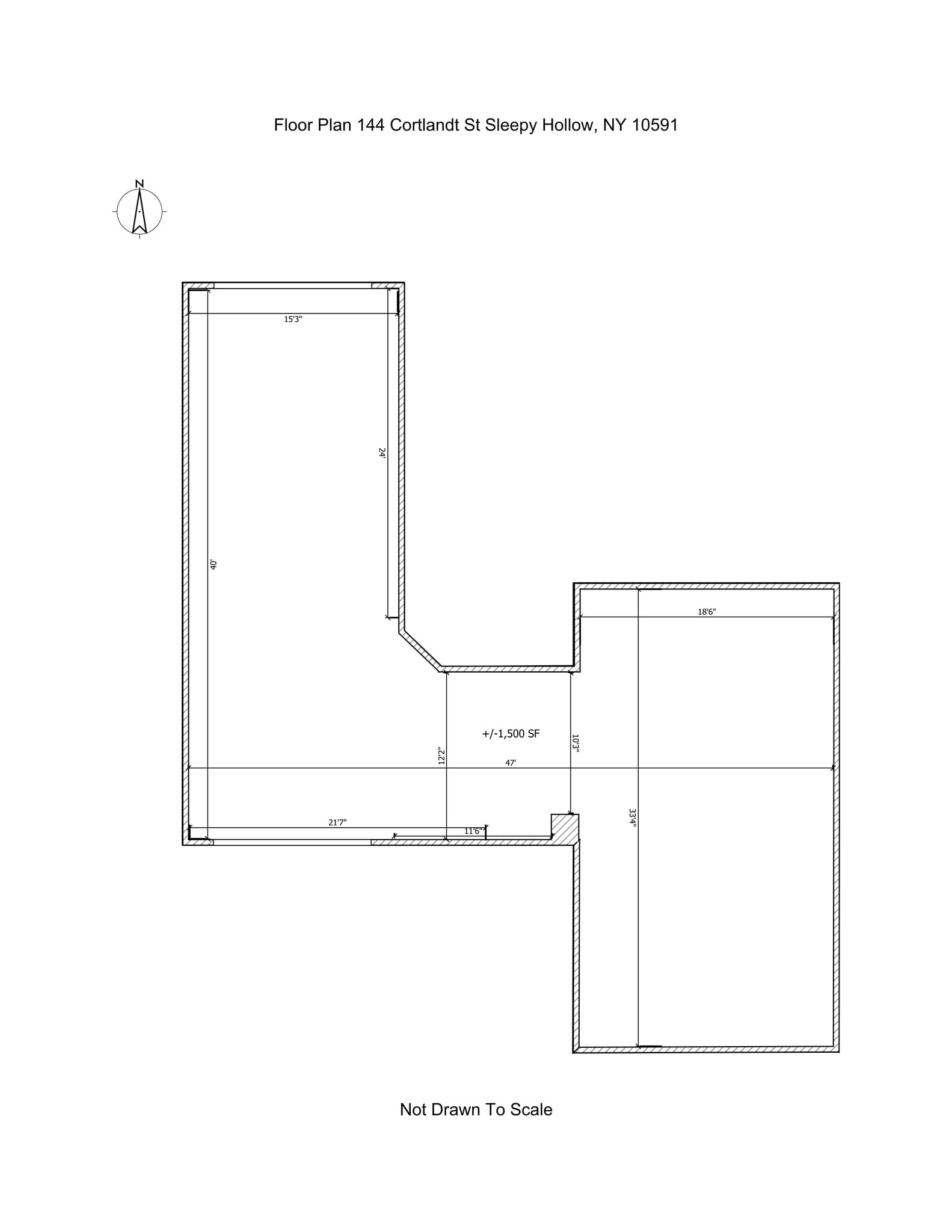 144 Cortlandt St, Sleepy Hollow Village, NY for lease Site Plan- Image 1 of 6