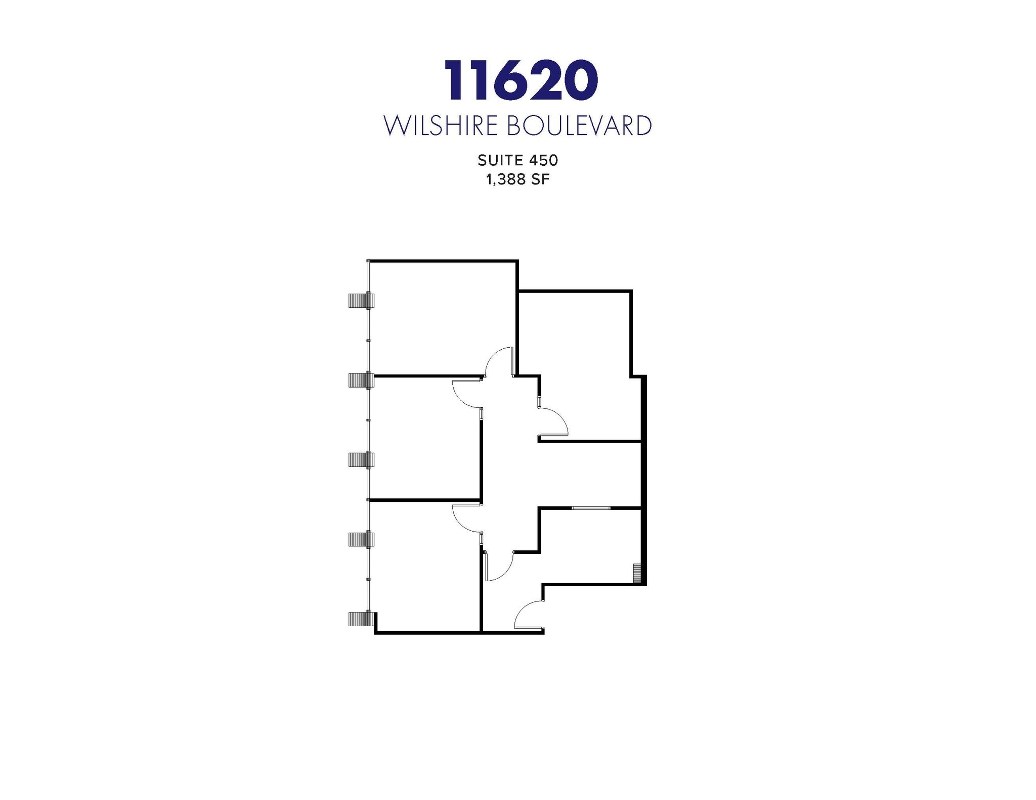 11620 Wilshire Blvd, Los Angeles, CA for lease Floor Plan- Image 1 of 1