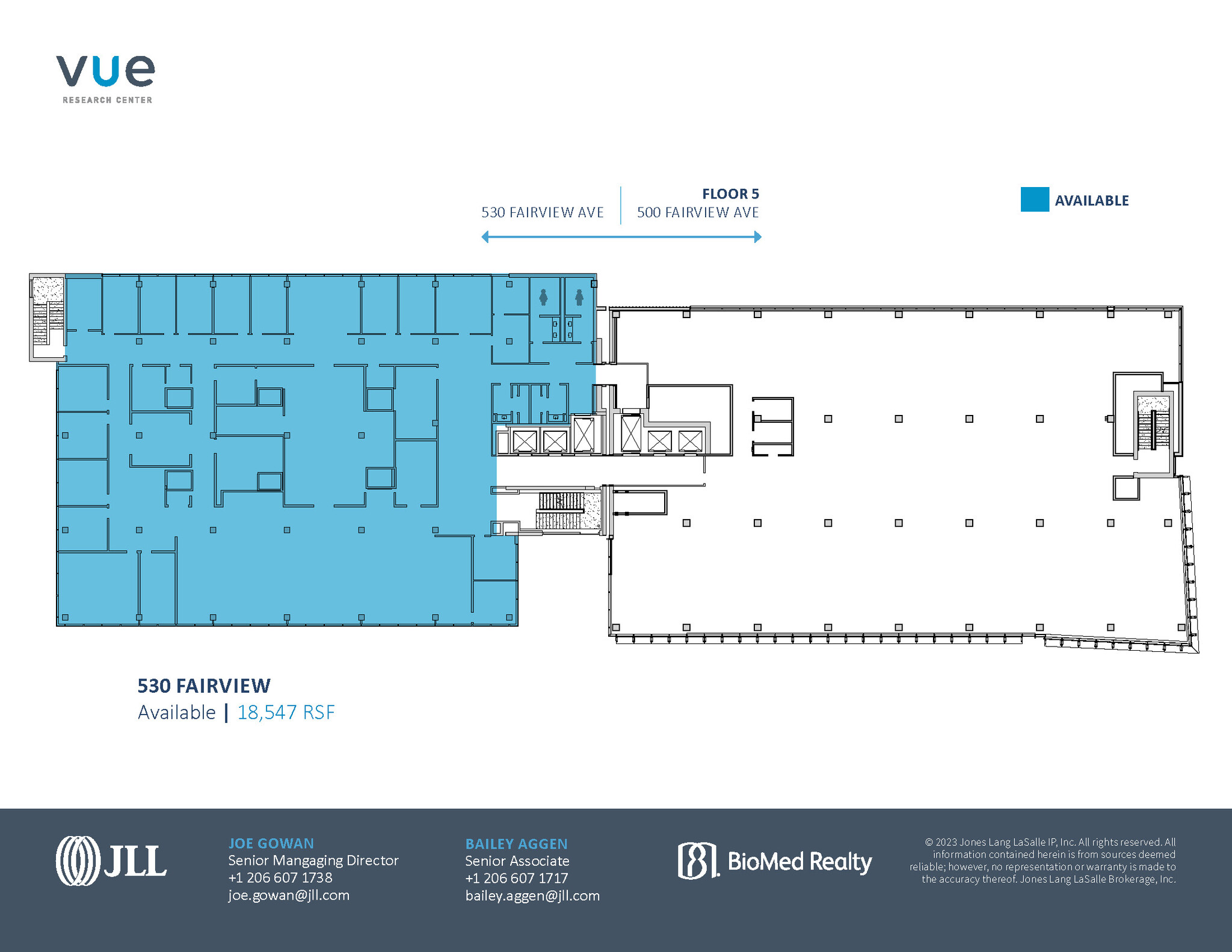 530 Fairview Ave N, Seattle, WA à louer Plan d’étage- Image 1 de 1