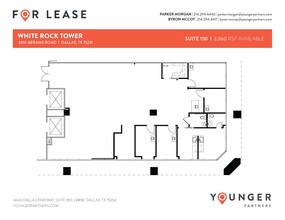 6510 Abrams Rd, Dallas, TX à louer Plan d  tage- Image 1 de 1