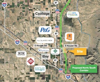 Plus de détails pour 11389 Edgedale Road, Eloy, AZ - Terrain à vendre