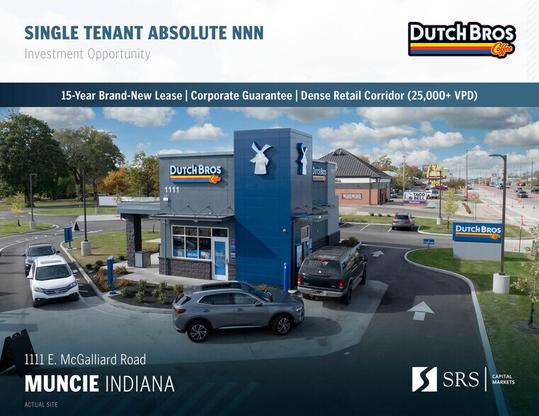 1111 E McGalliard Rd, Muncie, IN à vendre - Photo du bâtiment - Image 1 de 10