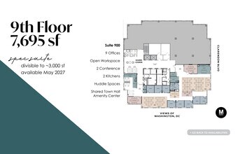 3100 Clarendon Blvd, Arlington, VA à louer Plan d’étage- Image 1 de 1
