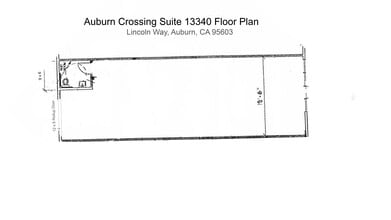 13348-13354 Lincoln Way, Auburn, CA à louer Plan de site- Image 2 de 2