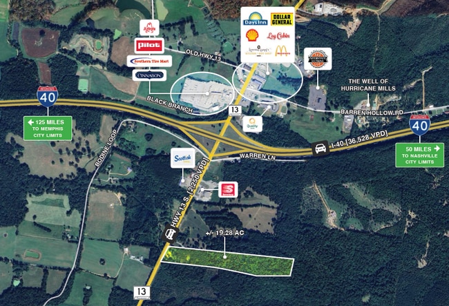 More details for 16192 Highway 13 S, Hurricane Mills, TN - Land for Sale
