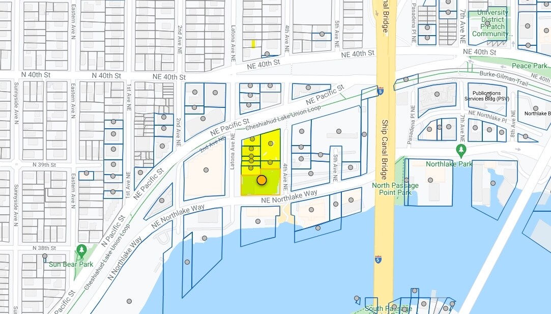 3800 Latona Ave NE, Seattle, WA for lease Plat Map- Image 1 of 2