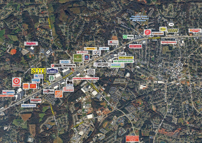 1386 W Wade Hampton Blvd, Greer, SC for lease - Building Photo - Image 2 of 3