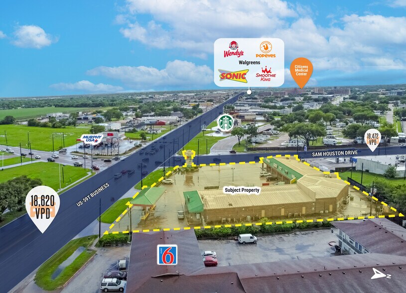 3602 Houston Hwy, Victoria, TX à vendre - Photo du bâtiment - Image 2 de 5