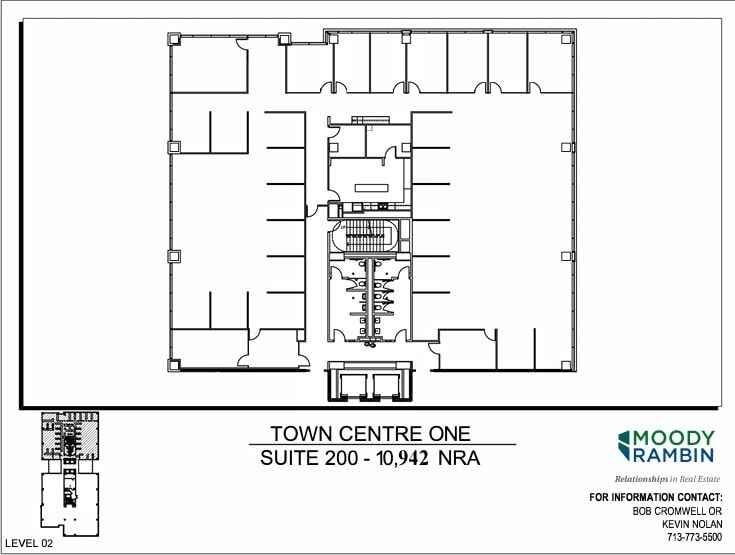 750 Town & Country Blvd, Houston, TX à louer Plan d’étage- Image 1 de 1