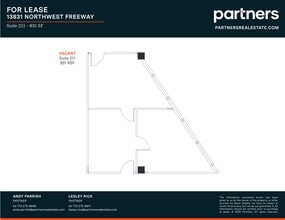 13831 Northwest Fwy, Houston, TX à louer Plan de site- Image 1 de 1