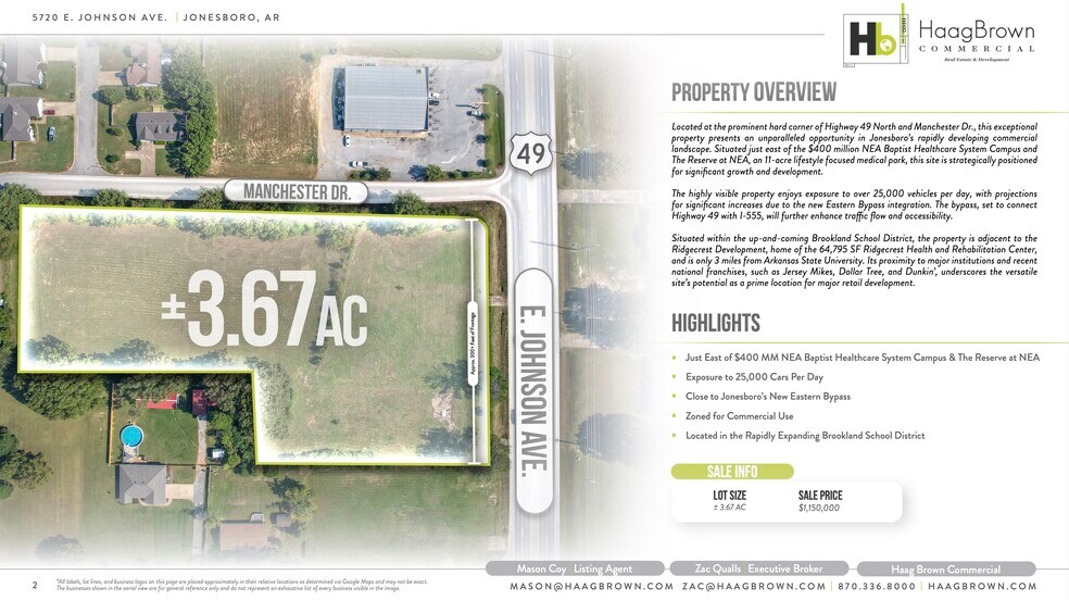 5716-5720 E Johnson Ave, Jonesboro, AR for sale - Building Photo - Image 2 of 6