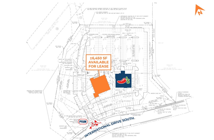 51 International Dr S, Flanders, NJ à louer - Plan de site - Image 2 de 9