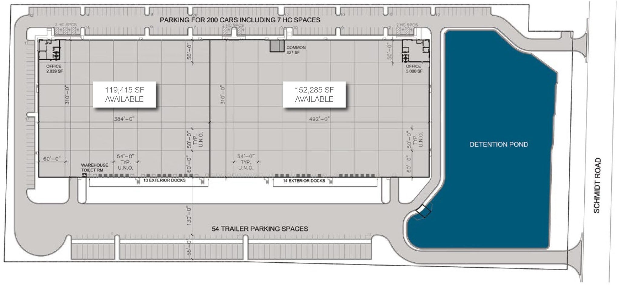 1200 N Schmidt Rd, Romeoville, IL for lease Site Plan- Image 1 of 1