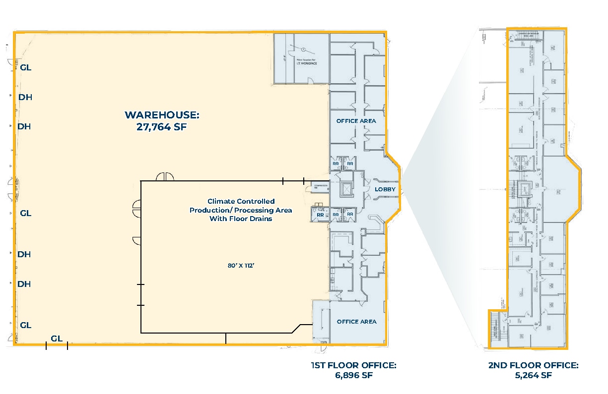 16427 NE Airport Way, Portland, OR for lease Floor Plan- Image 1 of 4