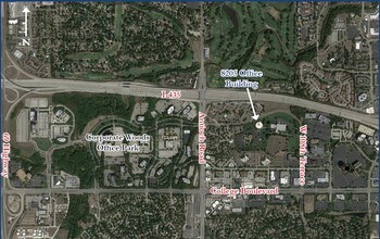 8205 W 108th Ter, Overland Park, KS - AERIAL  map view