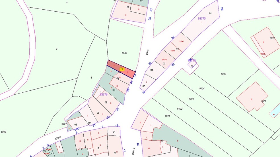 Terrain dans Pineda de Gigüela, Cuenca à vendre - Plan cadastral - Image 3 de 3