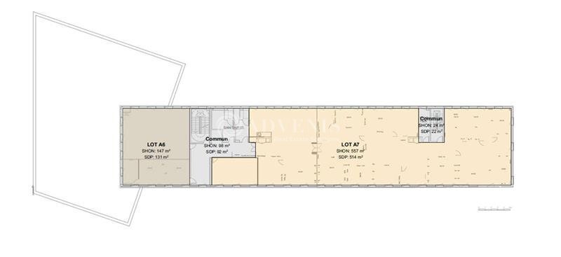 Bureau dans Sainghin-en-Mélantois à louer - Plan d’étage - Image 3 de 12