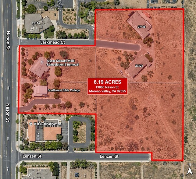 13860 Nason St, Moreno Valley, CA à vendre - Plan de site - Image 1 de 7