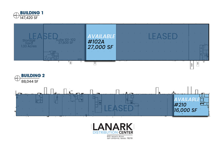 610 Lanark Dr, San Antonio, TX à louer - Plan de site - Image 2 de 4