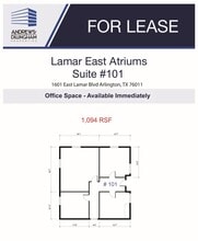 1601 E Lamar Blvd, Arlington, TX for lease Floor Plan- Image 1 of 1