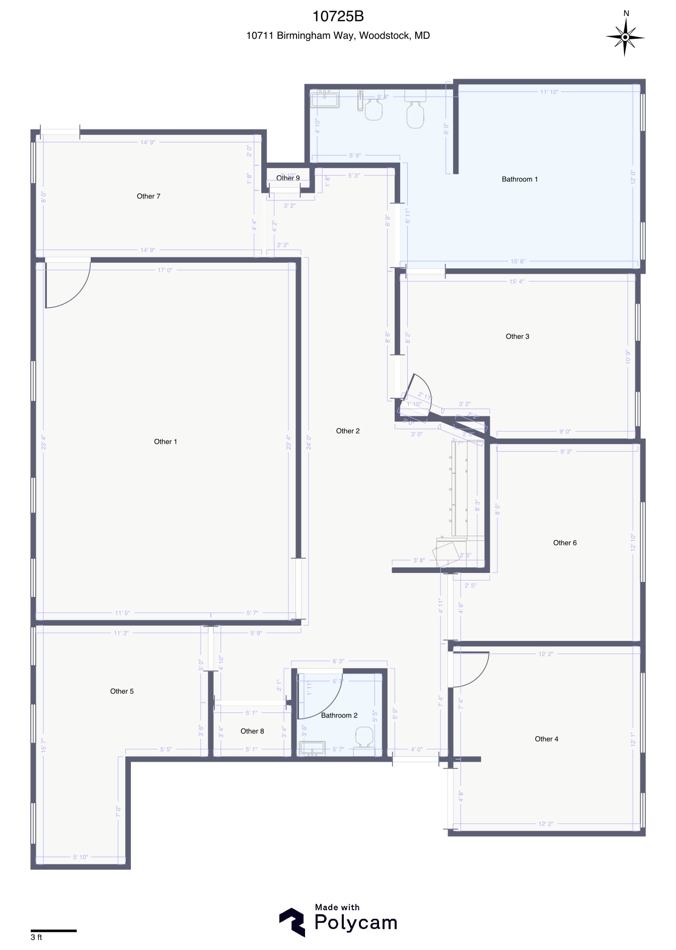10707-10753 Birmingham Way, Woodstock, MD for lease Floor Plan- Image 1 of 1