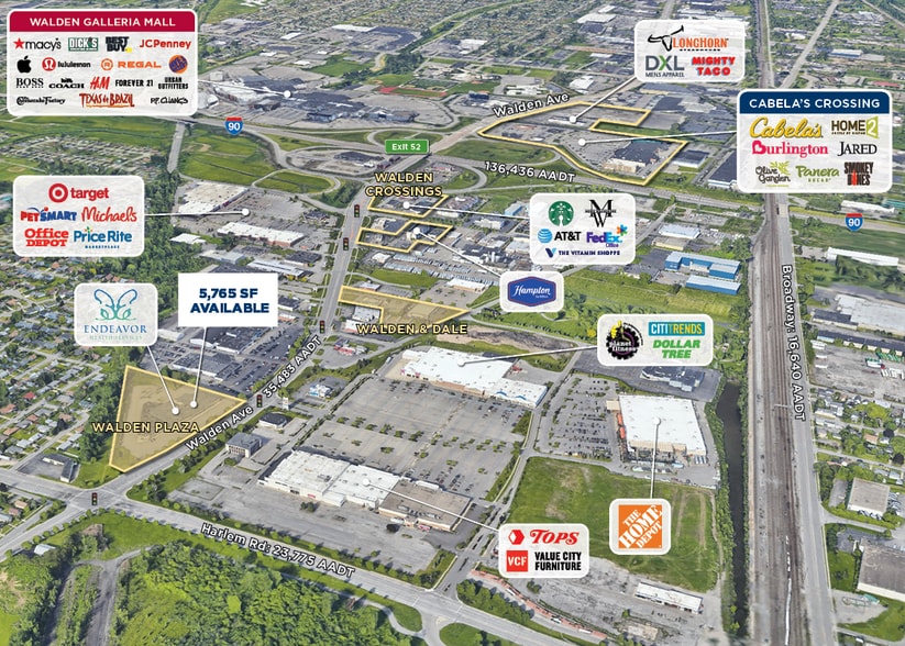 1526 Walden Ave, Cheektowaga, NY for lease - Aerial - Image 2 of 5