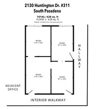 2130 Huntington Dr, South Pasadena, CA for lease Floor Plan- Image 1 of 7