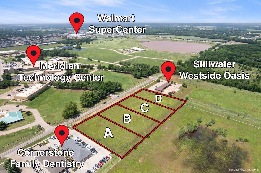 1305 S Sangre Rd, Stillwater, OK à vendre - Aérien - Image 1 de 14