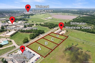 1305 S Sangre Rd, Stillwater, OK - AERIAL  map view - Image1