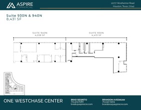 10777 Westheimer Rd, Houston, TX for lease Floor Plan- Image 2 of 2