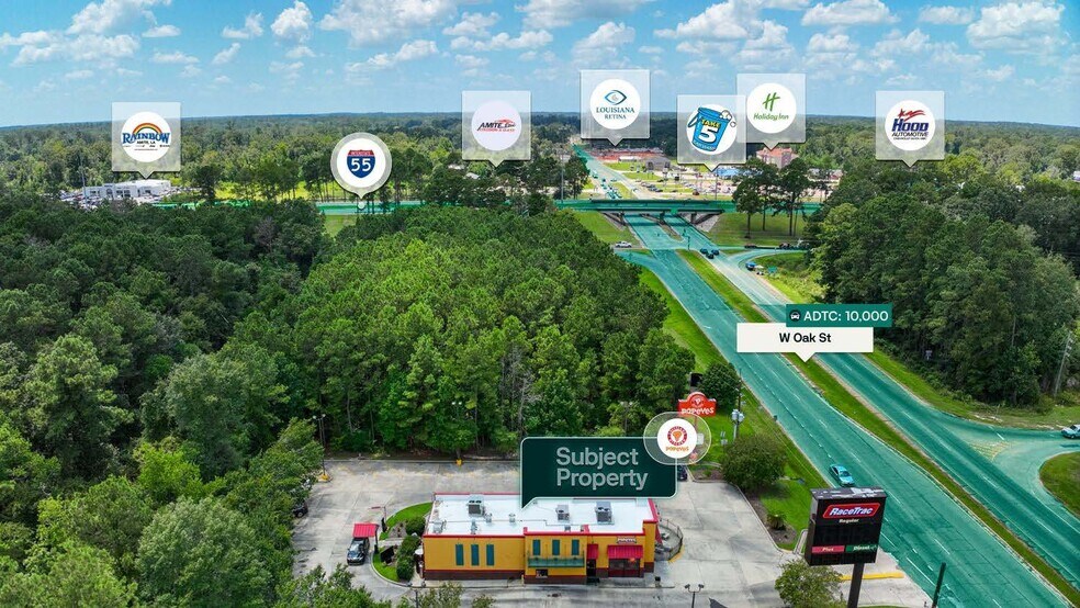1209 W Oak St, Amite, LA à vendre - Photo du bâtiment - Image 2 de 3