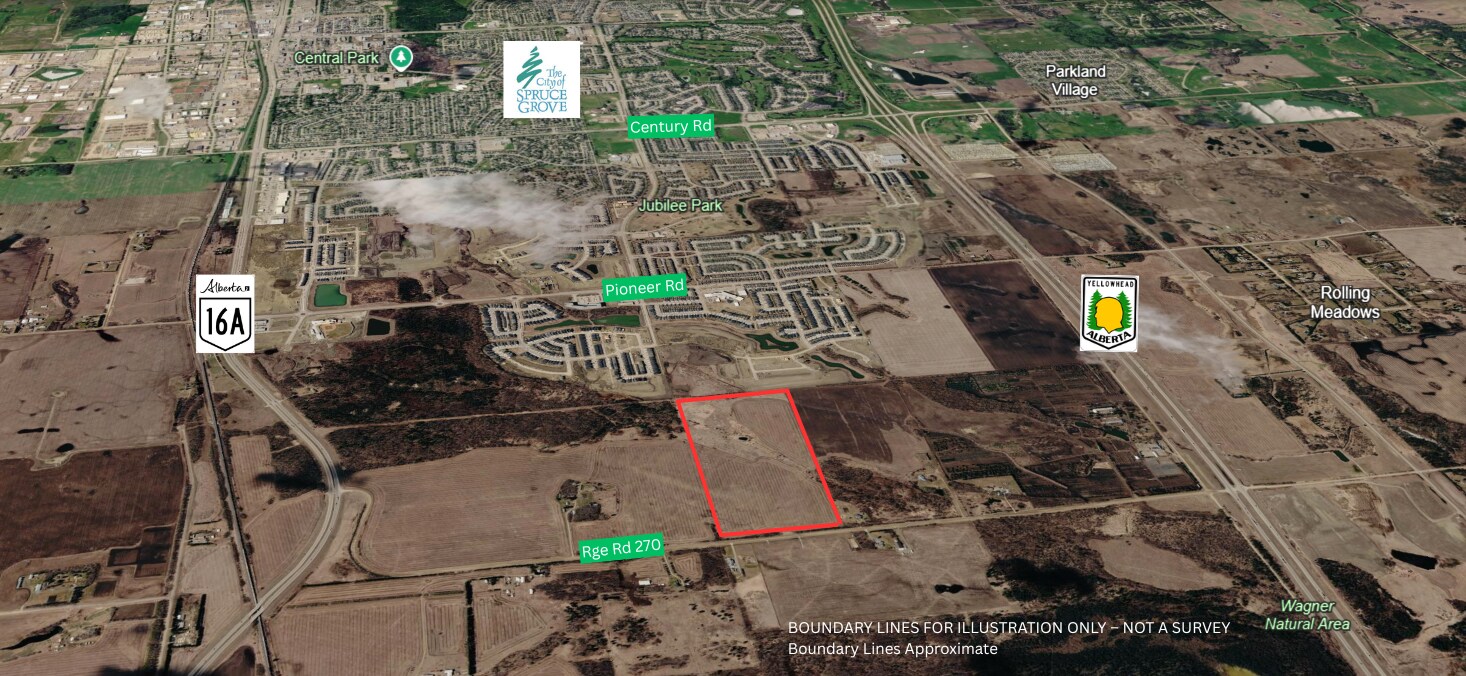 11016 Atim Rd, Acheson, AB for sale Aerial- Image 1 of 6