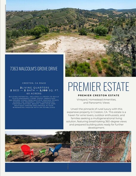 7363 Malcolms Grove Dr, Creston, CA à louer - Photo du bâtiment - Image 2 de 4