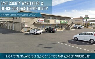 Plus de détails pour 8733 N Magnolia Ave, Santee, CA - Bureau, Industriel à louer