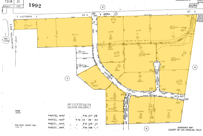 450 W Apra St, Compton, CA for lease - Plat Map - Image 3 of 6