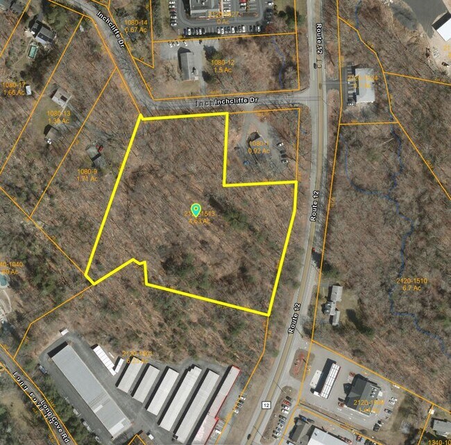 Plus de détails pour 1513 Route 12, Gales Ferry, CT - Terrain à vendre