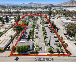 18181 Valley Blvd, Bloomington, CA - Aerial  map view