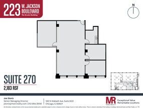 223 W Jackson Blvd, Chicago, IL for lease Floor Plan- Image 1 of 10