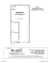 8030-8040 Remmet Ave, Canoga Park, CA à louer Plan d’étage- Image 1 de 1