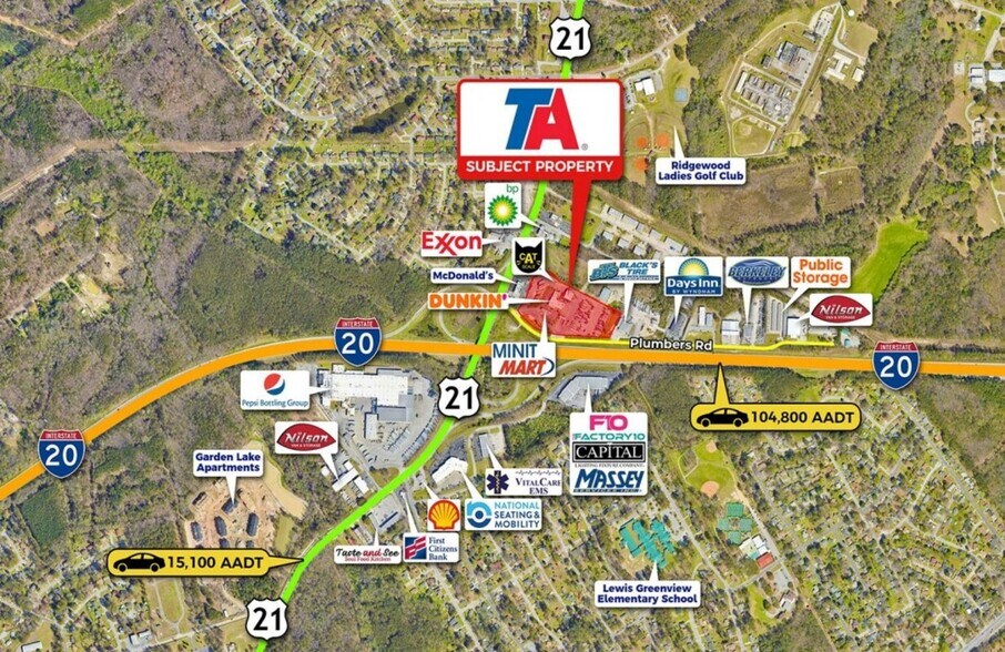 101 Plumbers Rd, Columbia, SC à vendre - Aérien - Image 3 de 4