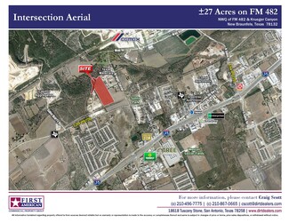 Plus de détails pour NWQ of FM 482 & Krueger Canyon, New Braunfels, TX - Terrain à vendre