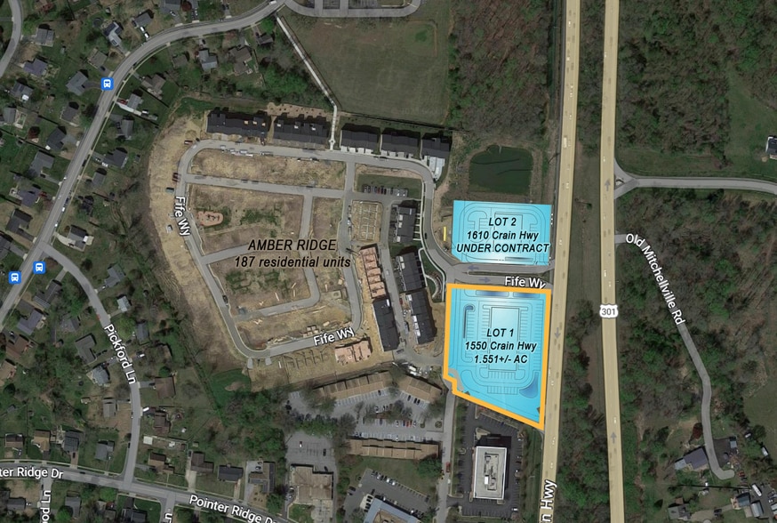 1550-1610 Crain Hwy, Bowie, MD à vendre - Photo du bâtiment - Image 1 de 2