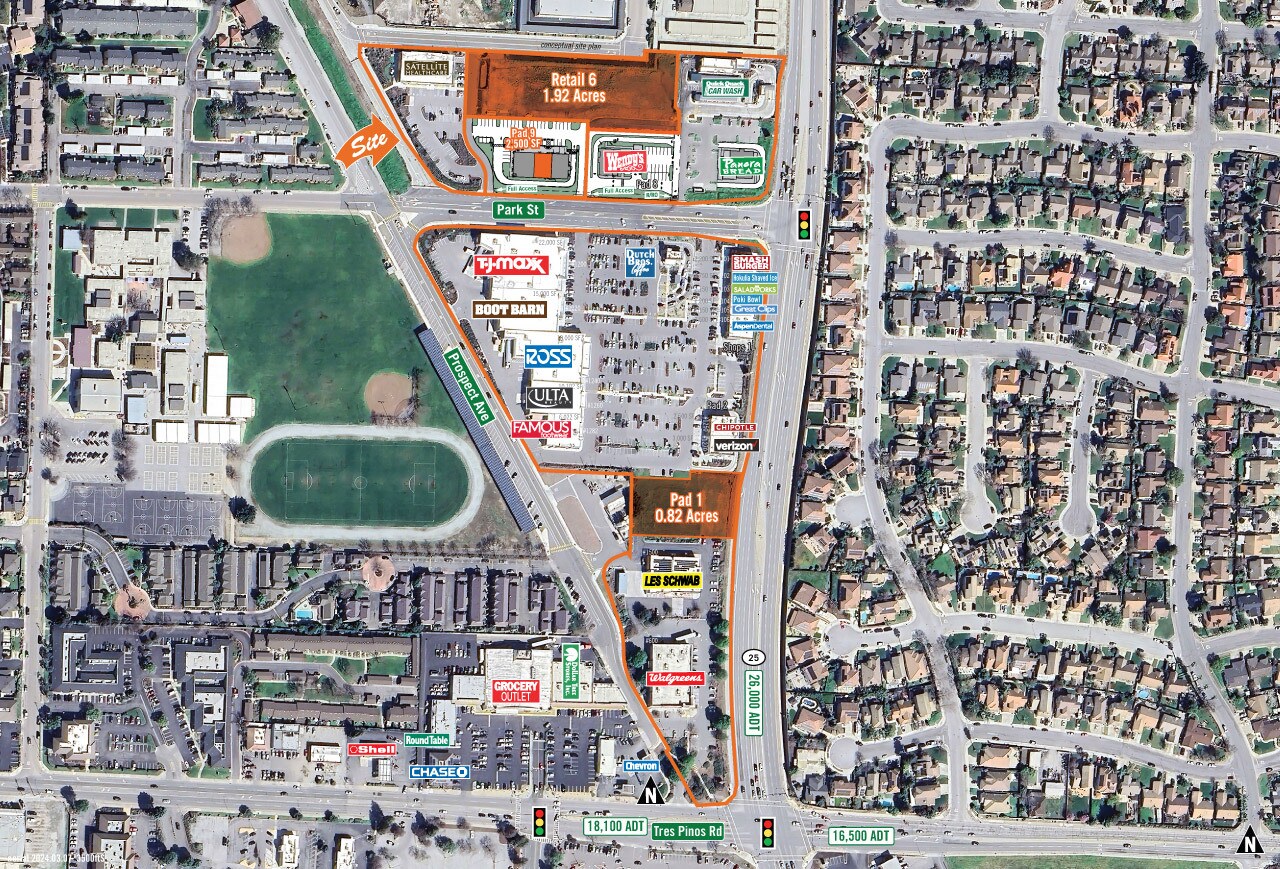 Prospect Ave & Park St, Hollister, CA à louer Photo du bâtiment- Image 1 de 20